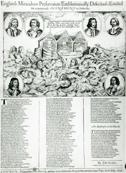 Englands wunderbare Bewahrung emblematisch beschrieben, errichtet als ewiges Denkmal für die Nachwelt, 1646